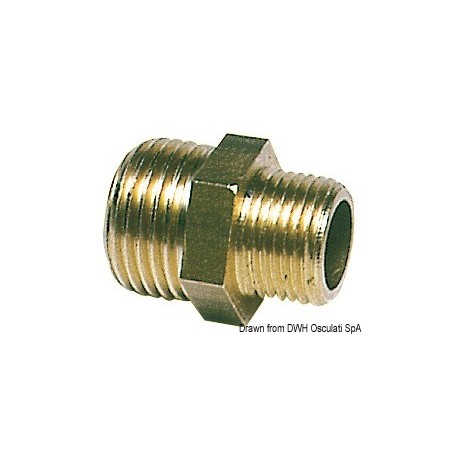 Niples doubles, réduteurs en laiton