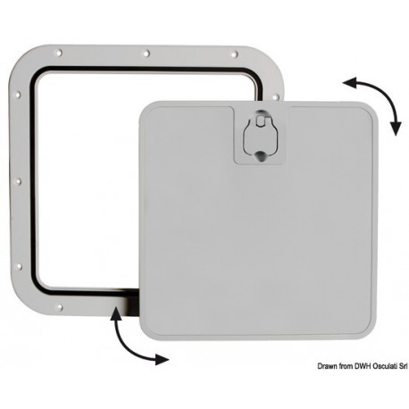 Trappe d´inspection avec façade amovible - OSCULATI