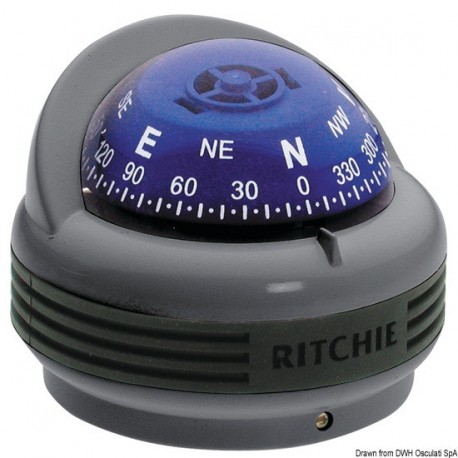Compas RITCHIE Trek 2' 1/4 (57 mm) avec compensateurs et éclairage