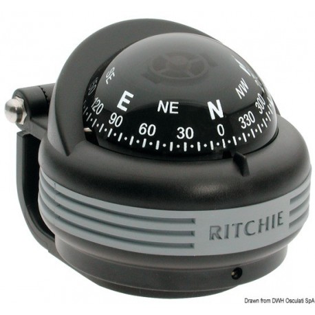 Compas RITCHIE Trek 2' 1/4 (57 mm) avec compensateurs et éclairage