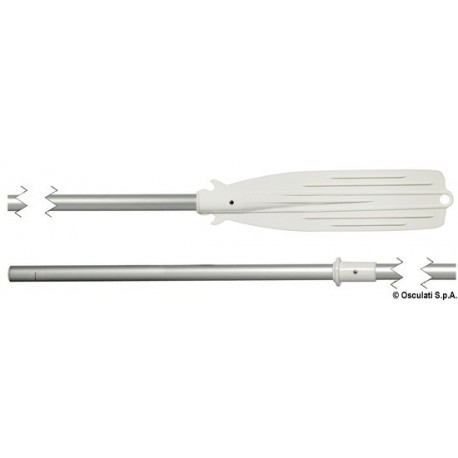 Aviron en aluminium anodisé