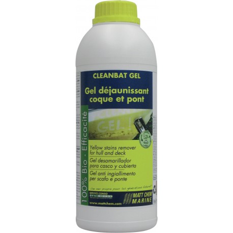 MATT CHEM - CLEANBAT GEL déjaunissant coque et pont