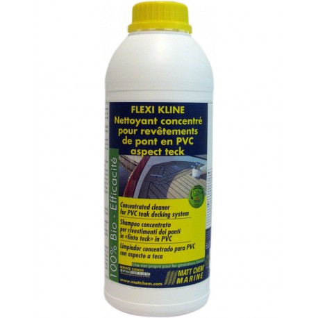 MATT CHEM - FLEXI KLINE - Nettoyant concentré pour revêtement de pont en PVC "ASPECT TECK"