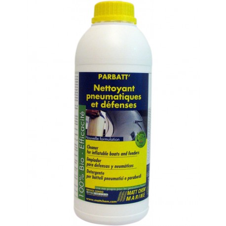 MATT CHEM - PARBATT - Nettoyant végétal pneumatique et défenses - 1L