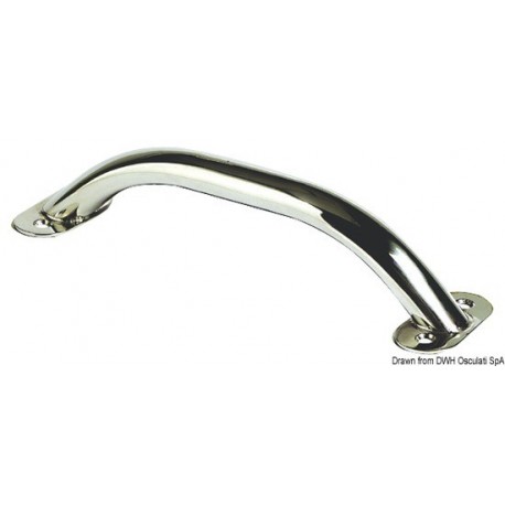 Main-courante ovalisée inox AISI316