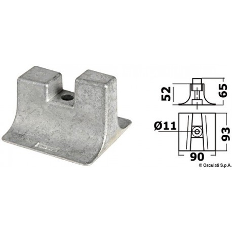 Anode pied Yamaha