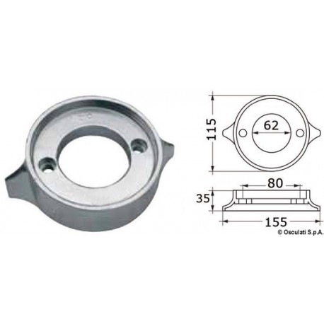 Anode collier pour pied AQ200/209
