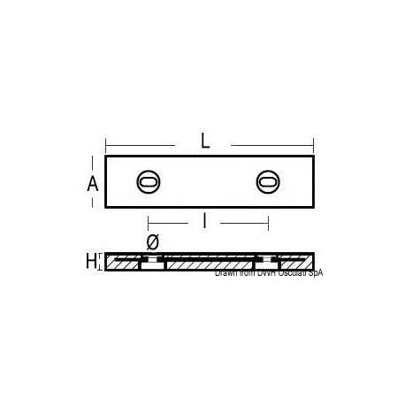 Anodes à boulonner
