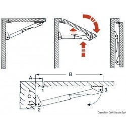 Supports de table pliants...