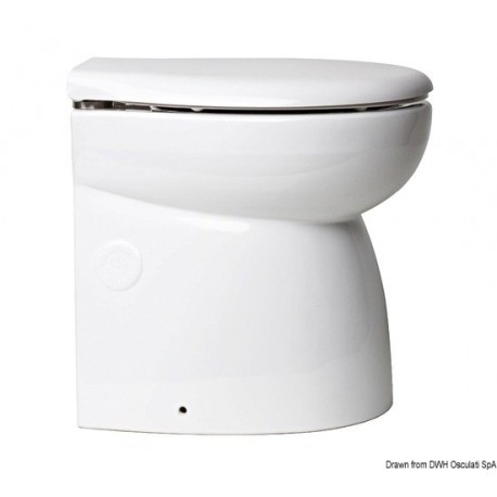 WC électrique caréné avec cuvette en porcelaine blanche
