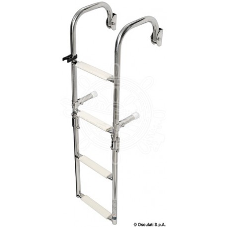 Echelles repliables avec fixations arrondies