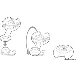 Capuchon en plastique boutons pression Q-SNAP