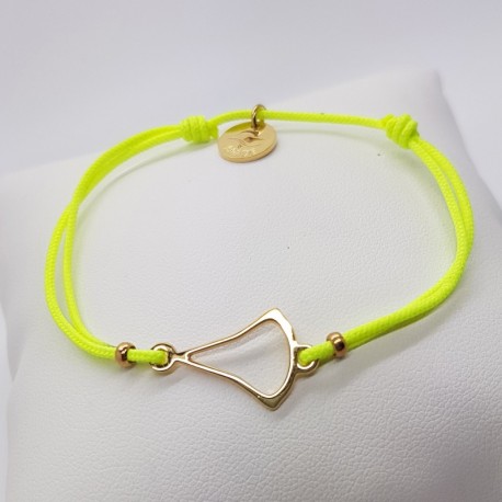 Bracelet cordon minimaliste - Doré