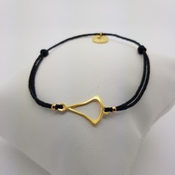 Bracelet cordon minimaliste - doré