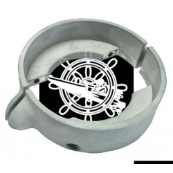 Collier Volvo Penta 2 pièces - S. Drive 120 avec 4 vis M4X20 inox