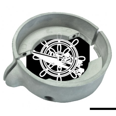 Collier Volvo Penta 2 pièces - S. Drive 120 avec 4 vis M4X20 inox
