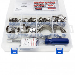 Kit assortiment de colliers de serrage