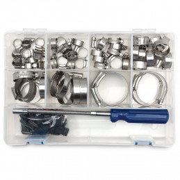 Kit assortiment de colliers de serrage