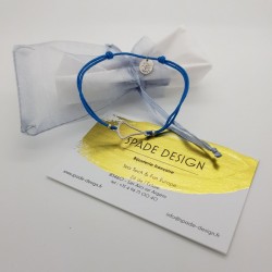 Bracelet cordon Minimaliste - rhodié
