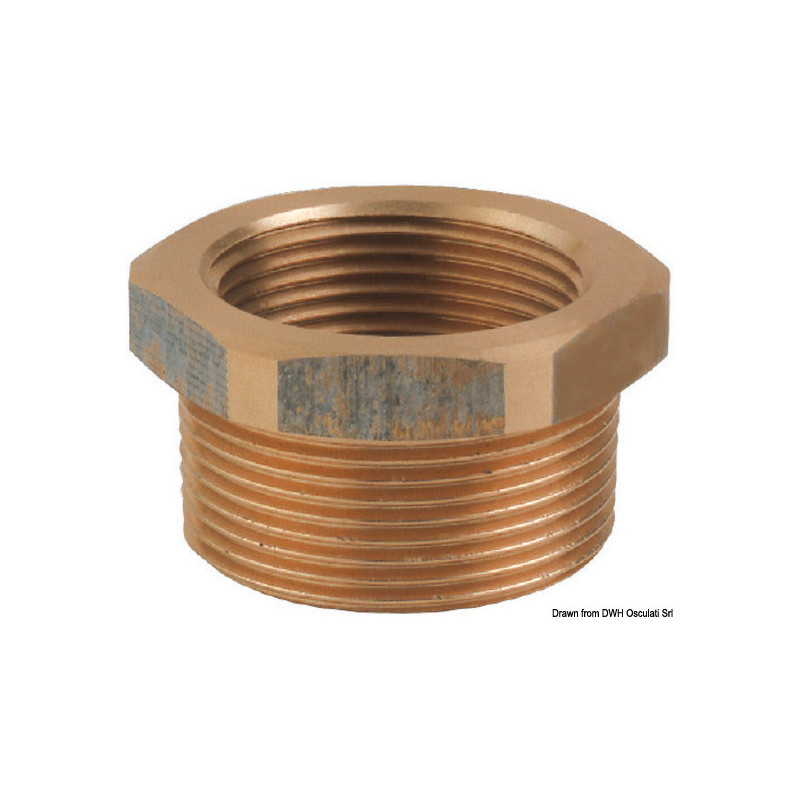 Raccord M-F en bronze GUIDI