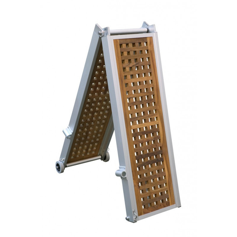 Passerelle "classique" pliable 3m avec Teck - Swi-Tec