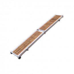 Passerelle "classique" pliable 3m avec Teck - Swi-Tec