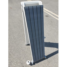 Passerelle légère blanche en alu pliable avec revêtement mousse 3M
