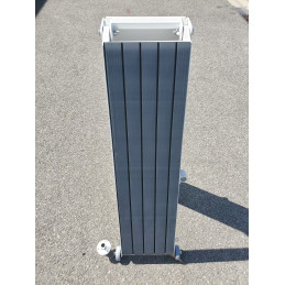 Passerelle légère blanche en alu pliable avec revêtement mousse 3M