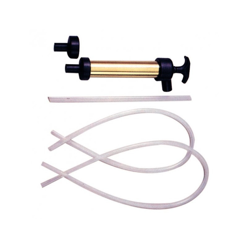 Pompe de vidange laiton + 3 tuyaux