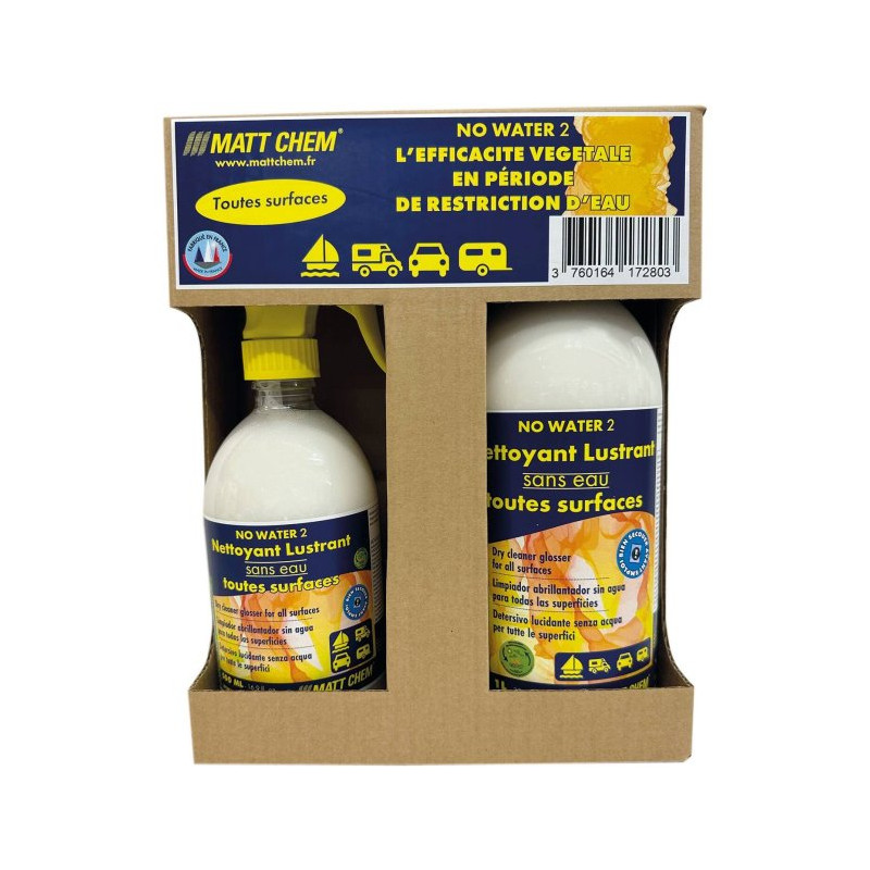MATT CHEM - NO WATER Nettoyant lustrant sans eau
