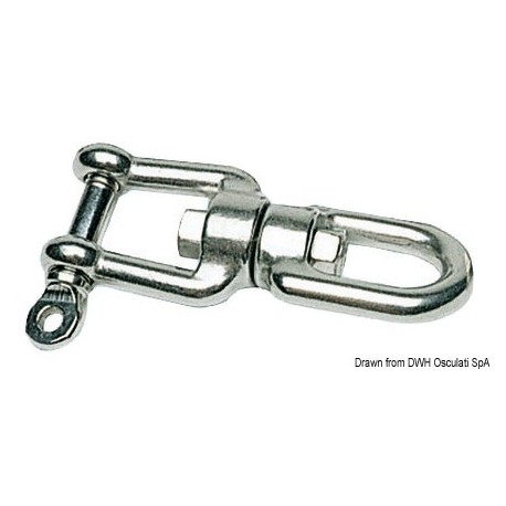 Émerillon en inox AISI 316 poli miroir