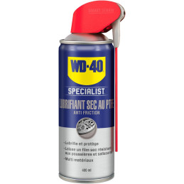 WD40 spécialiste lubrifiant sec au PTEF