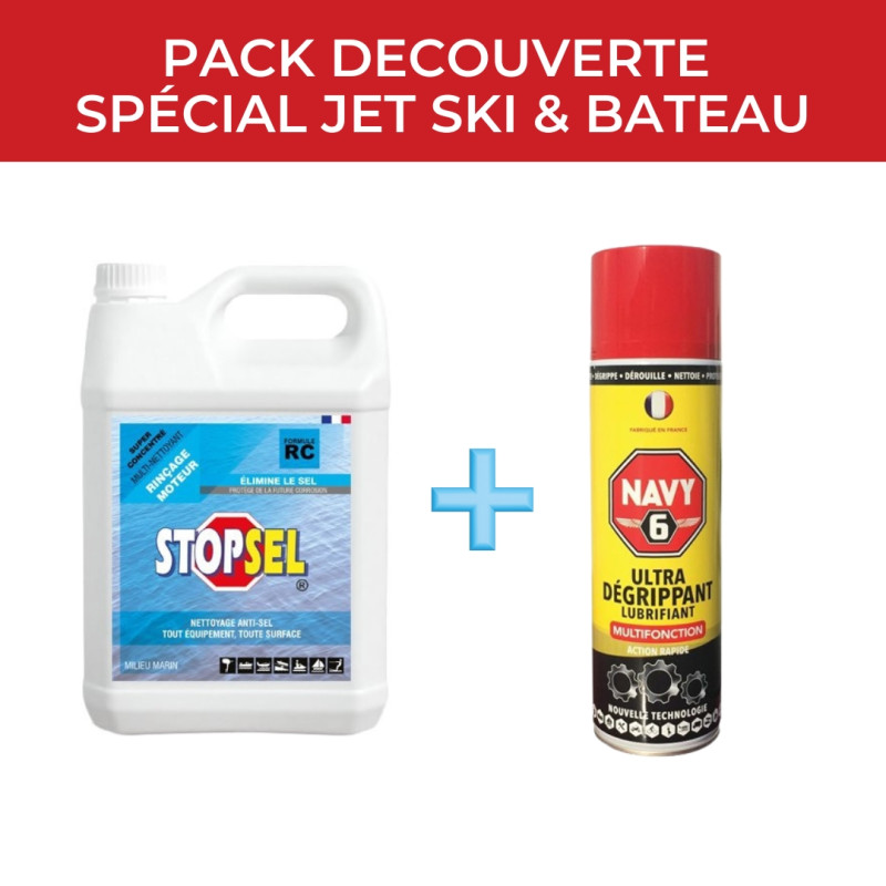 PACK DECOUVERTE spécial jet ski et bateau - STOPSEL