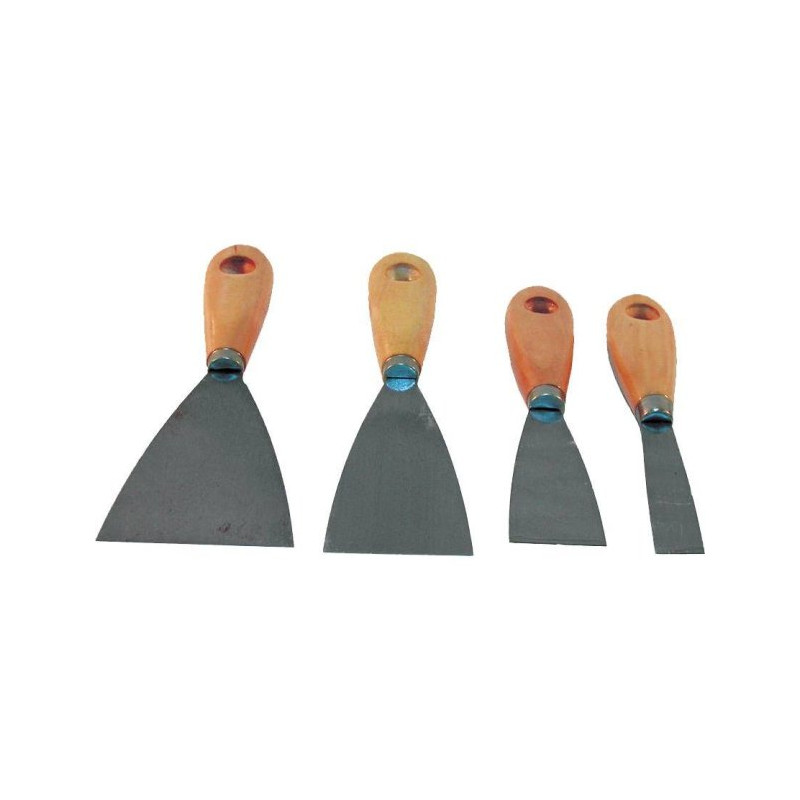 Couteau à reboucher en acier traité manche bois