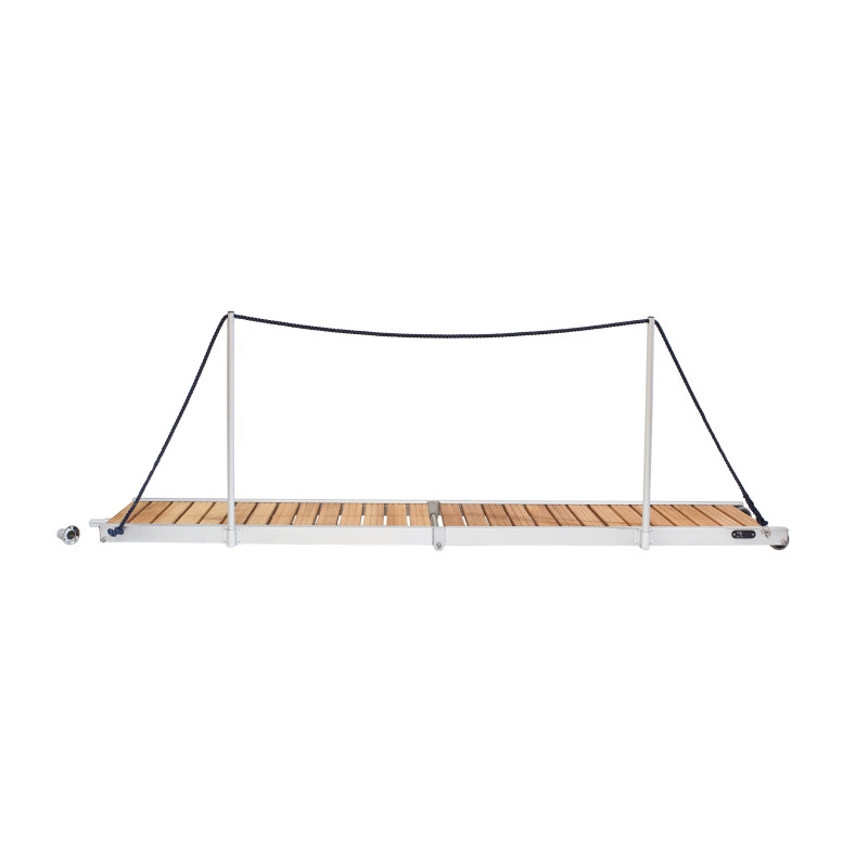 Passerelle LEGERE pliable avec Teck/Iroko - SWI-TEC