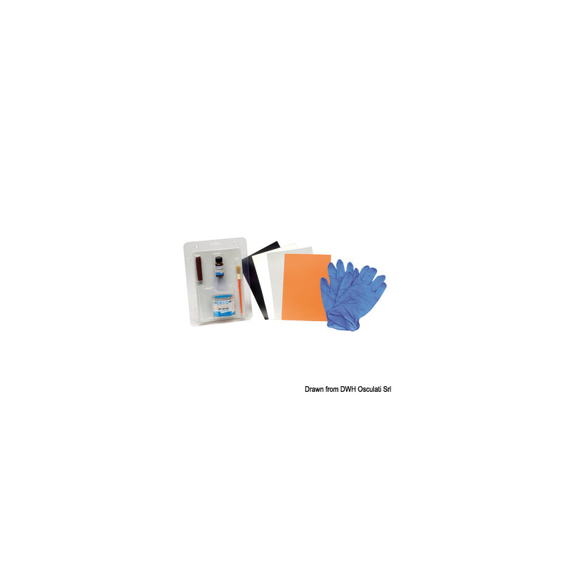 Kit de réparation Pro pour canots PVC / Néoprène