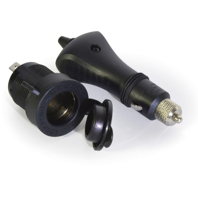 Prise mâle / femelle 12V allume-cigare