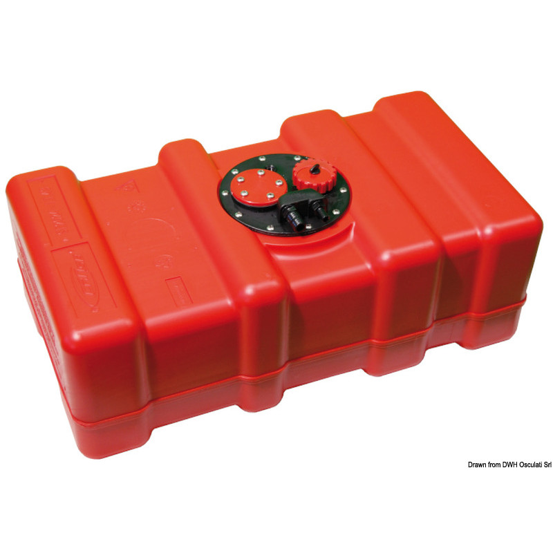 Réservoir pour carburant en eltex orange homologué CE
