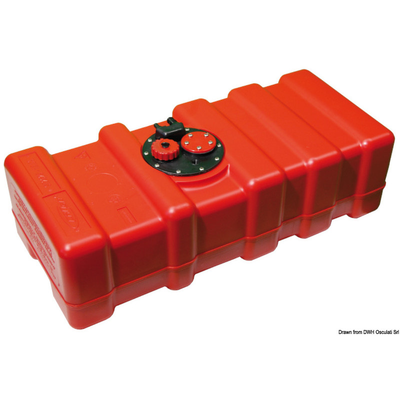Réservoir pour carburant en eltex orange homologué CE