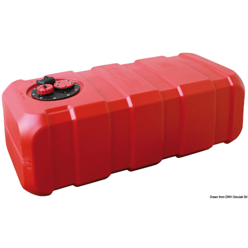 Réservoir pour carburant en eltex orange homologué CE