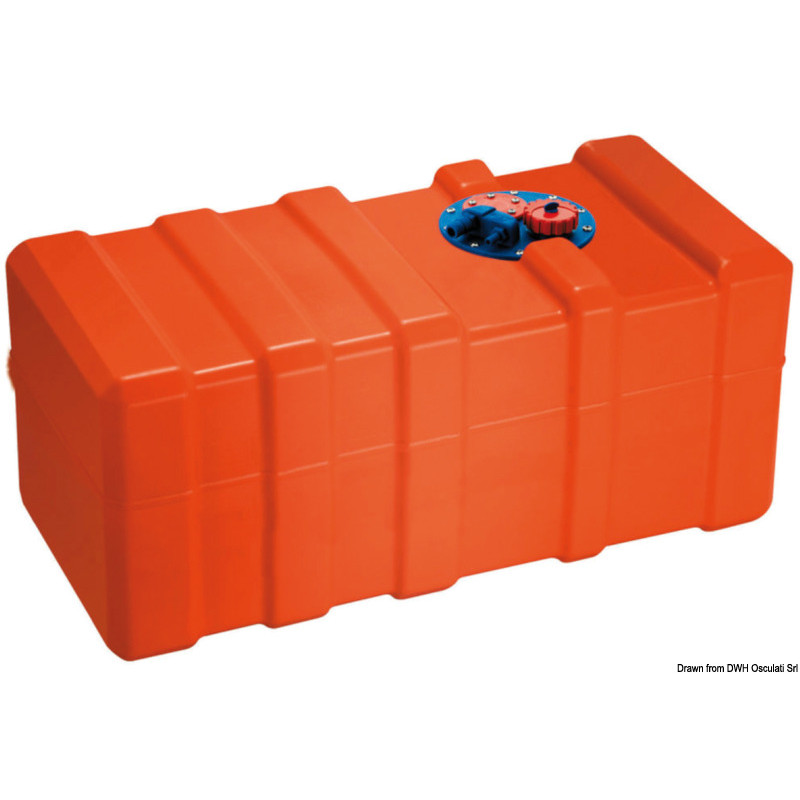Réservoir pour carburant en eltex orange homologué CE
