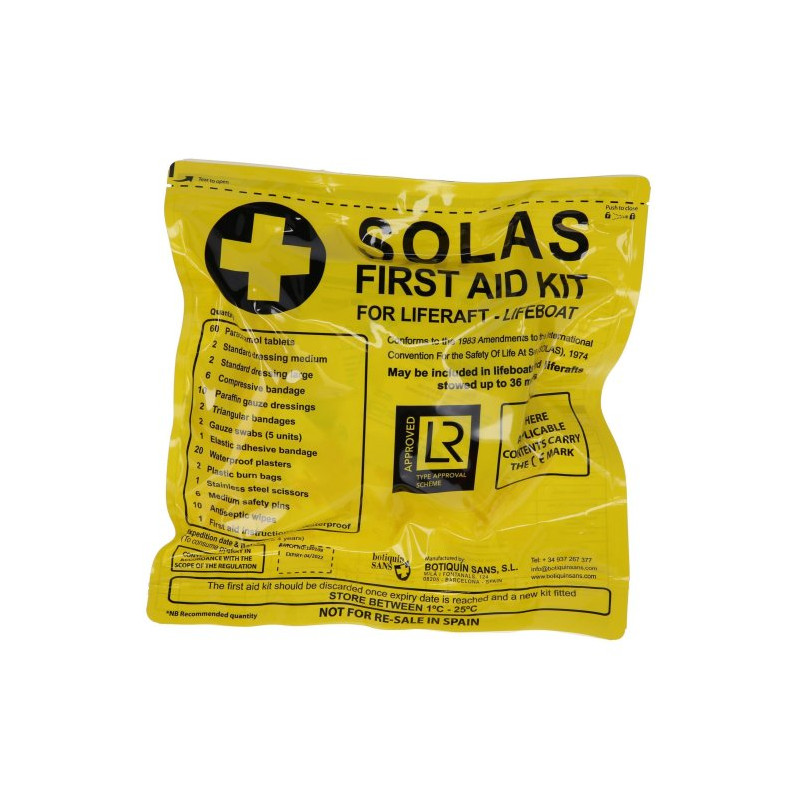 Trousse pharmacie radeau solas
