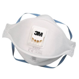 Masque 3M™ anti-poussières - avec soupape et soufflets