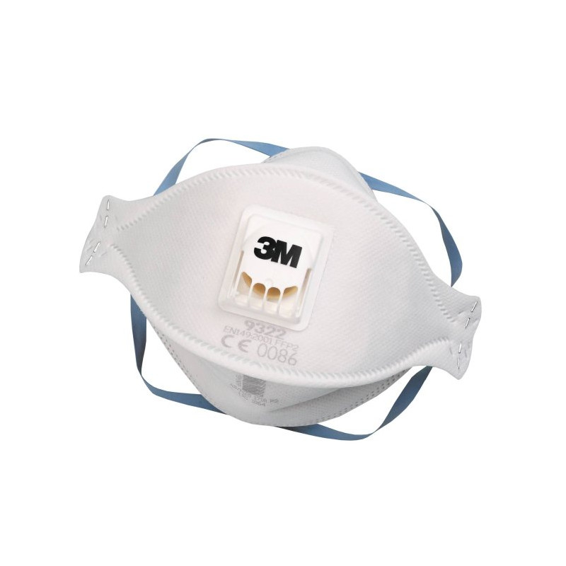 Masque 3M™ anti-poussières - avec soupape et soufflets
