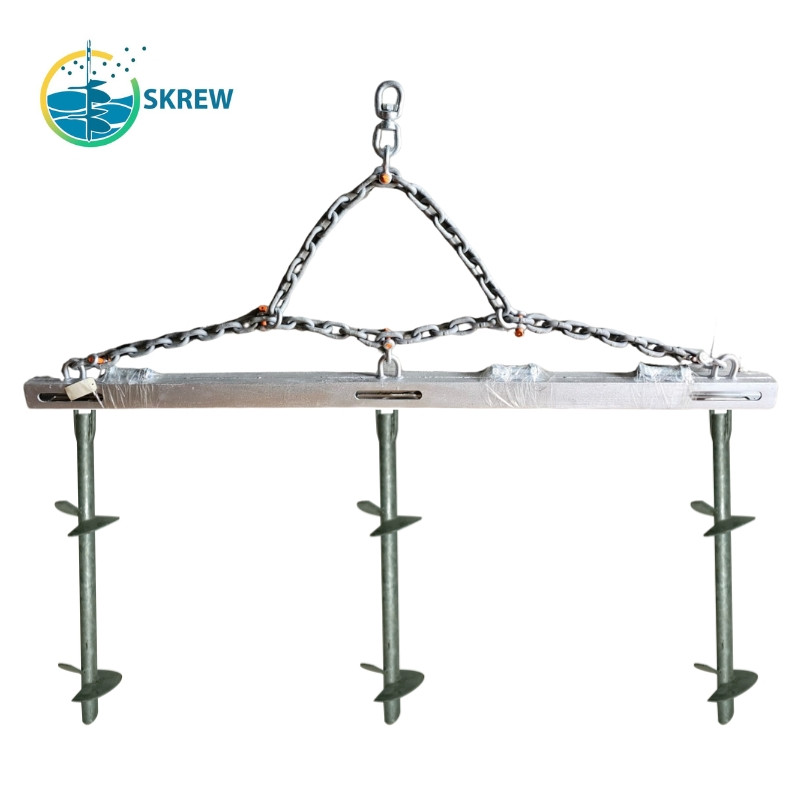 Barre de liaison Galvanisée pour 3 ancres Skrew