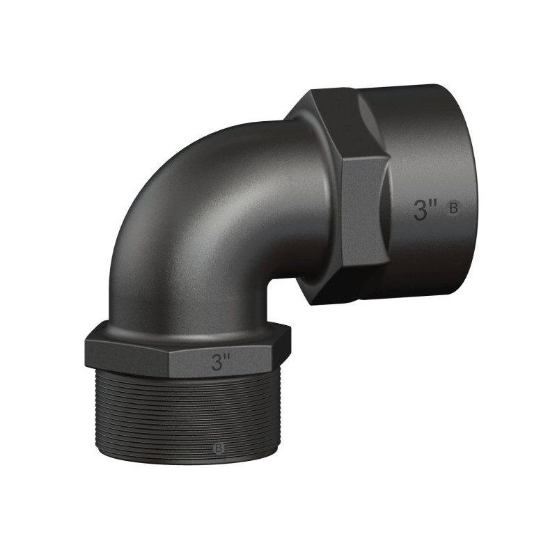 Connecteur 90° Mâle/Femelle - TRUDESIGN