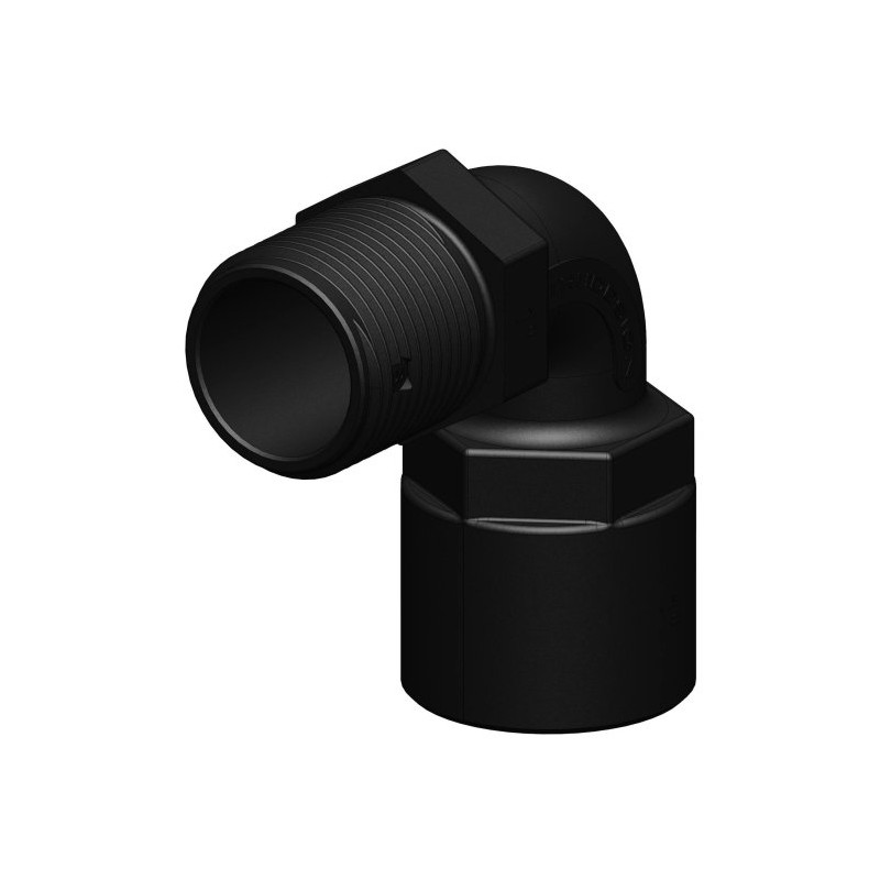Connecteur 90° Mâle/Femelle - TRUDESIGN
