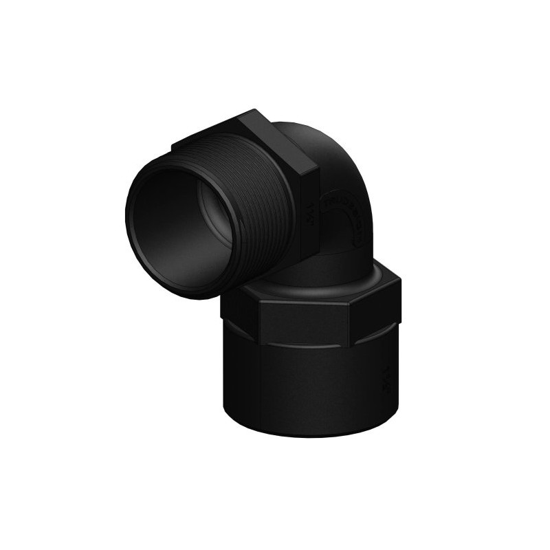 Connecteur 90° Mâle/Femelle - TRUDESIGN