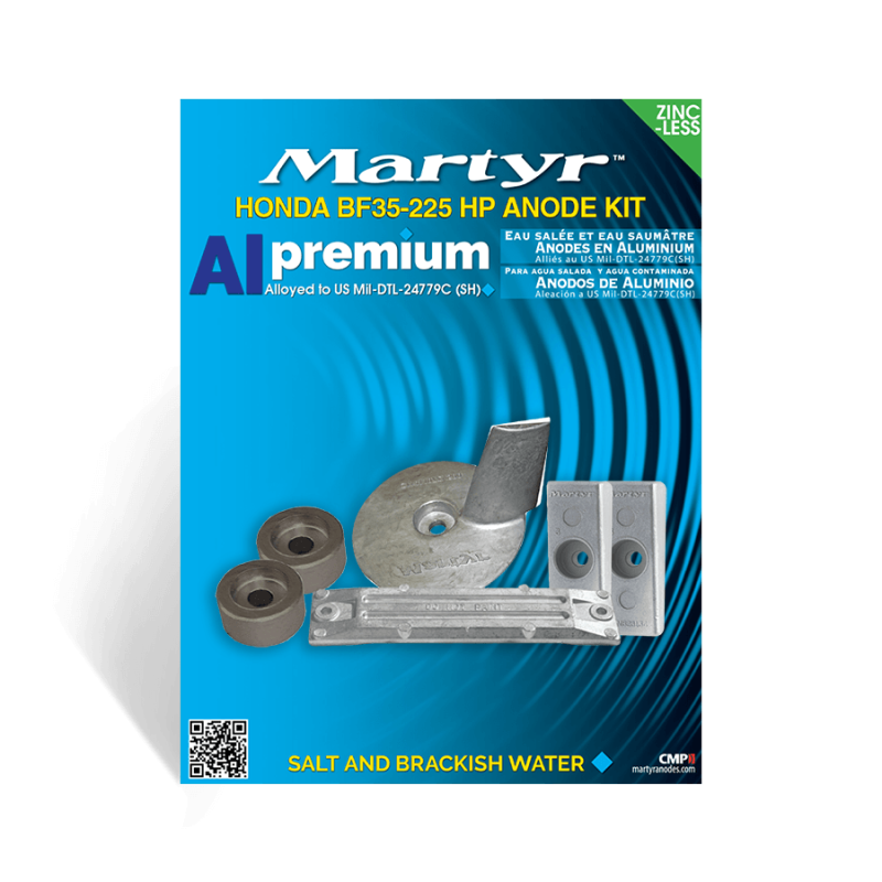 Kit anodes pour moteurs hors-bord