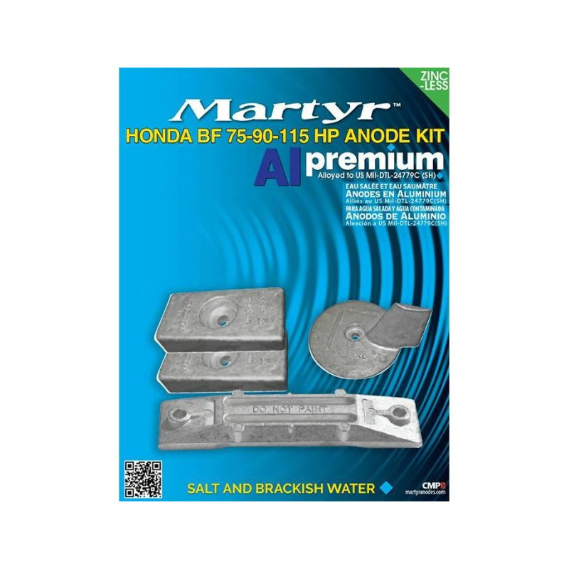 Kit anodes pour moteurs hors-bord